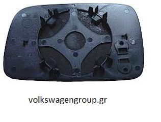 Κρύσταλλο καθρέπτου αριστερό λευκό (ΚΑΙΝΟΥΡΓΙΟ). VW ,POLO  1994-1999 , Για ρυθμιζόμενο χειροκίνητα