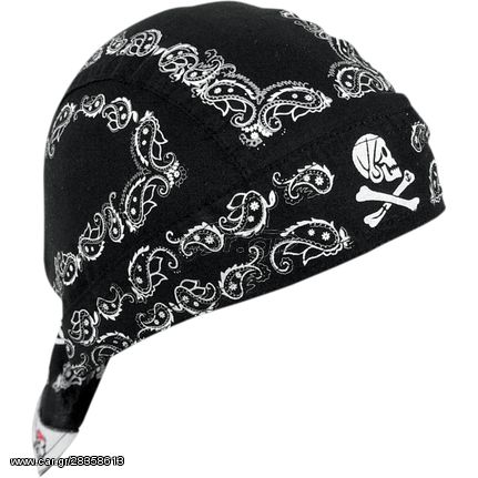 ΜΠΑΝΤΑΝΑ HEADWRAP FLYDANNA® SKULL PAISLEY ONE SIZE