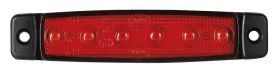 DAS-560-0.06 DASTERI ΦΑΝΟΣ ΟΓΚΟΥ 6 LED 24 VOLT ΚΟΚΚΙΝΟ