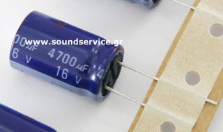 ΠΥΚΝΩΤΗΣ ΗΛΕΚΤΡΟΛΥΤΙΚΟΣ 4700uF 16V 85C ΠΛΑΚΕΤΑΣ D16x25mm PANASONIC 4700UF