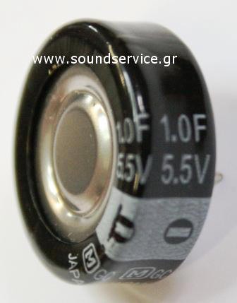 CAP 1/5.5 ΠΥΚΝΩΤΗΣ ΜΝΗΜΗΣ BACKUP 1F 5.5V ΚΑΘΕΤΟΣ