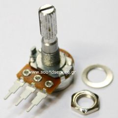 16mm MONO 10KB ΠΟΤΕΝΣΙΟΜΕΤΡΟ ΠΕΡΙΣΤΡΟΦΙΚΟ ΣΑΣΙ ΑΞΟΝΑΣ 18mm TORX
