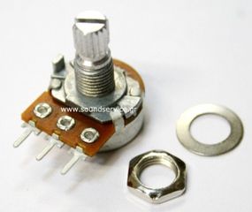 16mm MONO 100KB ΠΟΤΕΝΣΙΟΜΕΤΡΟ ΠΕΡΙΣΤΡΟΦΙΚΟ ΣΑΣΙ ΑΞΟΝΑΣ 8mm TORX P160KN