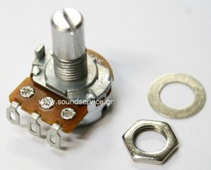 16mm MONO 250KA ΠΟΤΕΝΣΙΟΜΕΤΡΟ ΠΕΡΙΣΤΡΟΦΙΚΟ ΣΑΣΙ ΑΞΟΝΑΣ 8mm ΙΣΙΟΣ ALPHA