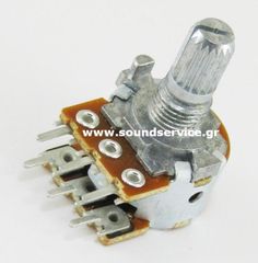 16mm STEREO 10KB ΠΟΤΕΝΣΙΟΜΕΤΡΟ ΠΕΡΙΣΤΡΟΦΙΚΟ ΣΑΣΙ ΑΞΟΝΑΣ 10mm TORX ALPS S1413S