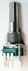 10mm MONO 5KB ΠΟΤΕΝΣΙΟΜΕΤΡΟ ΠΕΡΙΣΤΡΟΦΙΚΟ ΣΑΣΙ ΑΞΟΝΑΣ FLAT 18mm ALPS POT
