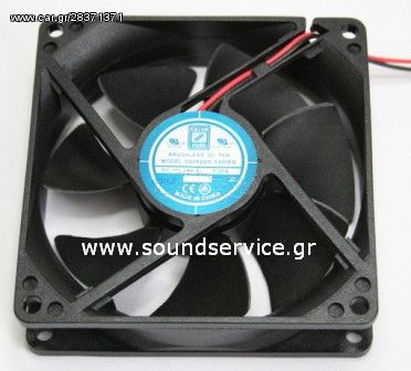 ΑΝΕΜΙΣΤΗΡΑΣ 12V DC 92x92x25mm 2-C 0,25A 3W 88m3/h 35dBA ORION