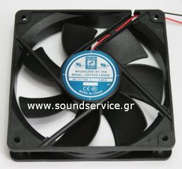 ΑΝΕΜΙΣΤΗΡΑΣ 12V DC 120x120x25mm 2-C 0.44A 5.3W 145m3/h 39dBA ORION