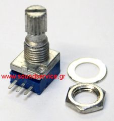 10mm MONO 1KA ΠΟΤΕΝΣΙΟΜΕΤΡΟ ΠΕΡΙΣΤΡΟΦΙΚΟ ΣΑΣΙ ΑΞΟΝΑΣ TORX 10mm