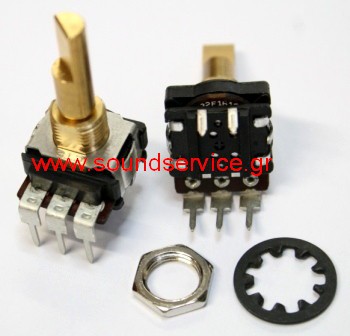 ENCODER ΣΑΣΙ ΜΕ PUSH 16 ΣΗΜΕΙΩΝ ΑΞΟΝΑΣ FLAT 19mm