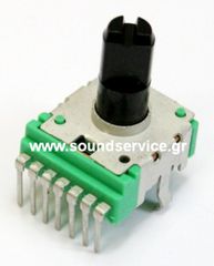 14mm STEREO 50KA ΠΟΤΕΝΣΙΟΜΕΤΡΟ ΠΕΡΙΣΤΡΟΦΙΚΟ ΑΞΟΝΑΣ 11.5mm FLAT S1703S