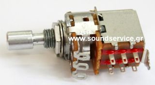 16mm MONO 50KB ΠΟΤΕΝΣΙΟΜΕΤΡΟ ΠΕΡΙΣΤΡΟΦΙΚΟ ΣΑΣΙ ΜΕ ΔΙΑΚΟΠΤΗ ΑΞΟΝΑΣ 8mm ΙΣΙΟΣ S1701S