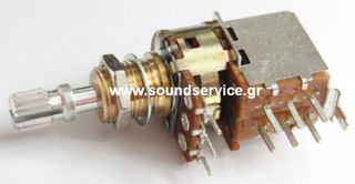 16mm MONO 250KA ΠΟΤΕΝΣΙΟΜΕΤΡΟ ΠΕΡΙΣΤΡΟΦΙΚΟ ΣΑΣΙ ΜΕ ΔΙΑΚΟΠΤΗ ΑΞΟΝΑΣ 9mm TORX S1730S