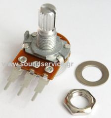 16mm MONO 100KB ΠΟΤΕΝΣΙΟΜΕΤΡΟ ΠΕΡΙΣΤΡΟΦΙΚΟ ΣΑΣΙ ΑΞΟΝΑΣ 10mm TORX