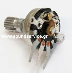 16mm MONO 1KB ΠΟΤΕΝΣΙΟΜΕΤΡΟ ΠΕΡΙΣΤΡΟΦΙΚΟ ΣΑΣΙ ΜΕ ΔΙΑΚΟΠΤΗ ΑΞΟΝΑΣ 10mm TORX S1725S