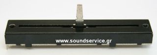 88mm STEREO 100KB ΠΟΤΕΝΣΙΟΜΕΤΡΟ ΣΥΡΟΜΕΝΟ 15mm ΑΞΟΝΑ ΚΩΝΙΚΟ S1990S