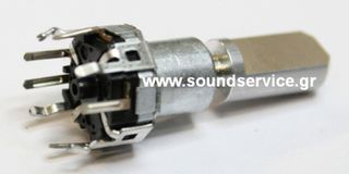 ENCODER ΠΛΑΚΕΤΑΣ ΜΕ PUSH 30 ΣΗΜΕΙΩΝ ΑΞΟΝΑΣ FLAT ΣΤΡΟΓΓΥΛΟ S1898S
