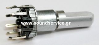 ENCODER ΠΛΑΚΕΤΑΣ ΜΕ PUSH TACT 30 ΣΗΜΕΙΩΝ ΑΞΟΝΑΣ FLAT ΣΤΡΟΓΓΥΛΟ S1918S