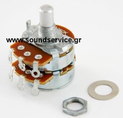 24mm STEREO 250KA ΠΟΤΕΝΣΙΟΜΕΤΡΟ ΠΕΡΙΣΤΡΟΦΙΚΟ ΣΑΣΙ ΑΞΟΝΑΣ 8mm ΙΣΙΟΣ A250K