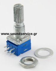 10mm STEREO 10KB ΠΟΤΕΝΣΙΟΜΕΤΡΟ ΠΕΡΙΣΤΡΟΦΙΚΟ ΣΑΣΙ ΑΞΟΝΑΣ TORX 13mm