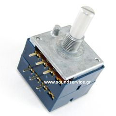 ALPS RK27 ΠΟΤΕΝΣΙΟΜΕΤΡΟ ΠΕΡΙΣΤΡΟΦΙΚΟ STEREO 100KAx2 ΑΞΟΝΑΣ 13mm ΙΣΙΟΣ