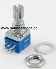 10mm STEREO 10KB ΠΟΤΕΝΣΙΟΜΕΤΡΟ ΠΕΡΙΣΤΡΟΦΙΚΟ ΣΑΣΙ ΑΞΟΝΑΣ TORX 10mm
