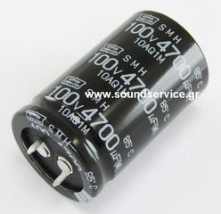 ΠΥΚΝΩΤΗΣ ΗΛΕΚΤΡΟΛΥΤΙΚΟΣ 4.700uF 100V 85C ΠΛΑΚΕΤΑΣ D30x49mm NIPPON 4700UF 100V