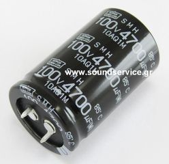 ΠΥΚΝΩΤΗΣ ΗΛΕΚΤΡΟΛΥΤΙΚΟΣ 4700uF 100V 85C ΠΛΑΚΕΤΑΣ D30x49mm NIPPON 4700UF 100V