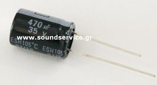 ΠΥΚΝΩΤΗΣ ΗΛΕΚΤΡΟΛΥΤΙΚΟΣ 470uF 35V 105C ΠΛΑΚΕΤΑΣ D10x15mm KEMET