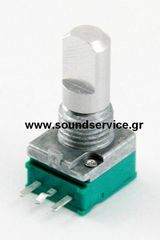 10mm MONO 10KA ΠΟΤΕΝΣΙΟΜΕΤΡΟ ΠΕΡΙΣΤΡΟΦΙΚΟ ΣΑΣΙ ΑΞΟΝΑΣ FLAT 10mm
