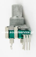 10mm MONO 10KA ΠΟΤΕΝΣΙΟΜΕΤΡΟ ΠΕΡΙΣΤΡΟΦΙΚΟ ΣΑΣΙ ΑΞΟΝΑΣ FLAT 7mm