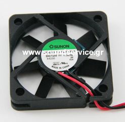 ΑΝΕΜΙΣΤΗΡΑΣ 12V DC 50x50x10mm 2-C 0.11A 1.32W 22m3/h 31dBA SUNON