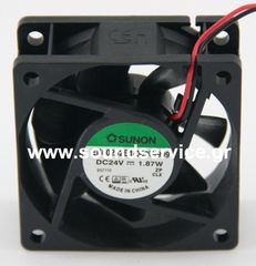 ΑΝΕΜΙΣΤΗΡΑΣ 24V DC 60x60x25mm 2-C 1.8W 0.08A ΡΟΥΛΕΜΑΝ SUNON