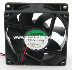 ΑΝΕΜΙΣΤΗΡΑΣ 12V DC 80x80x25mm 2-C 0.14A 1.7W 70m3/h 33dBA ΡΟΥΛΕΜΑΝ SUNON