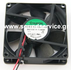 ΑΝΕΜΙΣΤΗΡΑΣ 12V DC 80x80x20mm 2-C 0,13A 1,56W SUNON