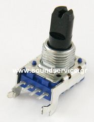 11mm MONO 20KB ΠΟΤΕΝΣΙΟΜΕΤΡΟ ΠΕΡΙΣΤΡΟΦΙΚΟ ΣΑΣΙ 4-PIN ΑΞΟΝΑΣ 10MM FLAT ΟΡΙΖΟΝΤΙΟ
