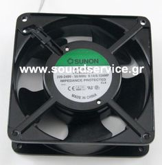 ΑΝΕΜΙΣΤΗΡΑΣ 220V-AC 120x120x38mm 22W 0.14A 165m3/h ΡΟΥΛΕΜΑΝ SUNON