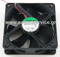 ΑΝΕΜΙΣΤΗΡΑΣ 24V DC 120x120x38mm 2-C 9.2W 0.38A 234m3/h ΡΟΥΛΕΜΑΝ SUNON