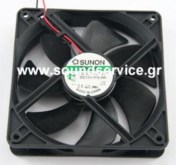 ΑΝΕΜΙΣΤΗΡΑΣ 12V DC 120x120x25mm 2-C 0.45A 5.4W 184m3/h 44dBA SUNON