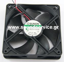 ΑΝΕΜΙΣΤΗΡΑΣ 24V DC 120x120x25mm 2-C 5.0W 0.2A 184m3/h SUNON