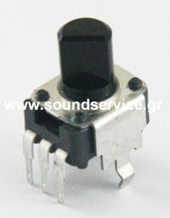 09mm MONO 20KB ΠΟΤΕΝΣΙΟΜΕΤΡΟ ΠΕΡΙΣΤΡΟΦΙΚΟ ΠΛΑΚΕΤΑΣ ΑΞΟΝΑΣ FLAT 8mm ALPS 203B