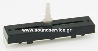 72mm STEREO 100KB ΠΟΤΕΝΣΙΟΜΕΤΡΟ ΣΥΡΟΜΕΝΟ 20mm ΑΞΟΝΑ ΚΩΝΙΚΟ B100KX2