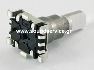 ENCODER ΠΛΑΚΕΤΑΣ SMD ΜΕ PUSH 18 ΣΗΜΕΙΩΝ ΑΞΟΝΑΣ FLAT 10mm