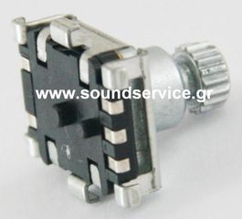 ENCODER ΠΛΑΚΕΤΑΣ SMD ΜΕ PUSH 30 ΣΗΜΕΙΩΝ ΑΞΟΝΑΣ TORX 4mm