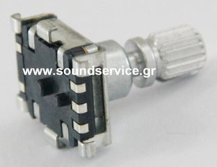 ENCODER ΠΛΑΚΕΤΑΣ SMD ΜΕ PUSH 30 ΣΗΜΕΙΩΝ ΑΞΟΝΑΣ TORX 10mm