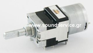 ΠΕΡΙΣΤΡΟΦΙΚΟ ΠΟΤΕΝΣΙΟΜΕΤΡΟ STEREO 100KAx4 ΜΕ ΜΟΤΕΡ