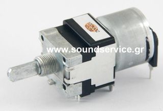 ΠΕΡΙΣΤΡΟΦΙΚΟ ΠΟΤΕΝΣΙΟΜΕΤΡΟ STEREO 2x100KA ΜΕ ΜΟΤΕΡ 100KAX2