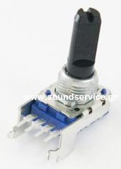 11mm MONO 10KB ΠΟΤΕΝΣΙΟΜΕΤΡΟ ΠΕΡΙΣΤΡΟΦΙΚΟ ΣΑΣΙ 4-PIN ΑΞΟΝΑΣ 15MM FLAT ΟΡΙΖΟΝΤΙΟ