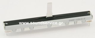 75mm STEREO 10KA ΠΟΤΕΝΣΙΟΜΕΤΡΟ ΣΥΡΟΜΕΝΟ 15mm ΑΞΟΝΑ ΙΣΙΟ + ΚΑΛΥΜΜΑ 10KAX2