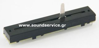 88mm STEREO 50KB ΠΟΤΕΝΣΙΟΜΕΤΡΟ ΣΥΡΟΜΕΝΟ 15mm ΑΞΟΝΑ ΚΩΝΙΚΟ